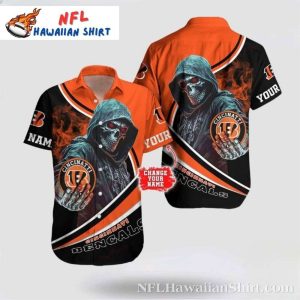 Ghostly Grip Bengals – Cincinnati Bengals Hawaiian Shirt