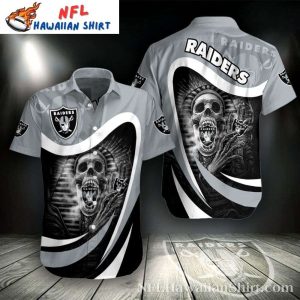 Ghostly Raider Screams Las Vegas Hawaiian Shirt