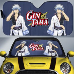 Gintoki Sakata Car Sunshade Custom Main Hero Gintama Car Accessories