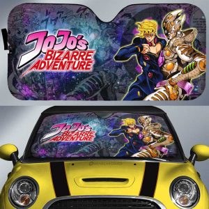 Giorno Giovanna Car Sunshade Custom Galaxy Manga JJBA