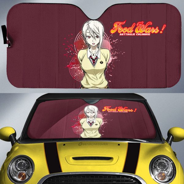 Girl Alice Nakiri Car Sunshade Custom Food Wars Car Accessories