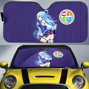 Girl Aqua Car Sunshade Custom Car Accessories