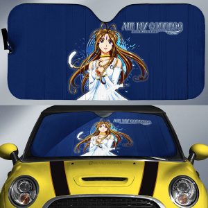 Girl Belldandy Car Sunshade Custom Ah! My Goddess Car Accessories