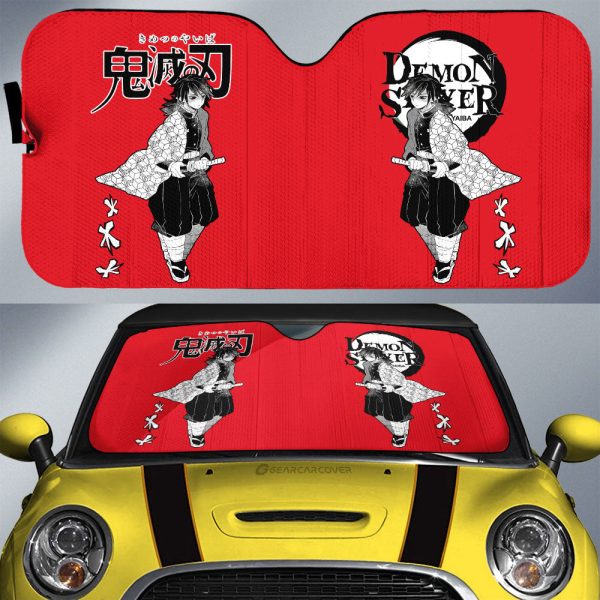 Giyuu Tomioka Car Sunshade Custom Car Accessories Manga Style For Fans