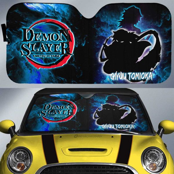 Giyuu Tomioka Car Sunshade Custom Demon Slayer Anime