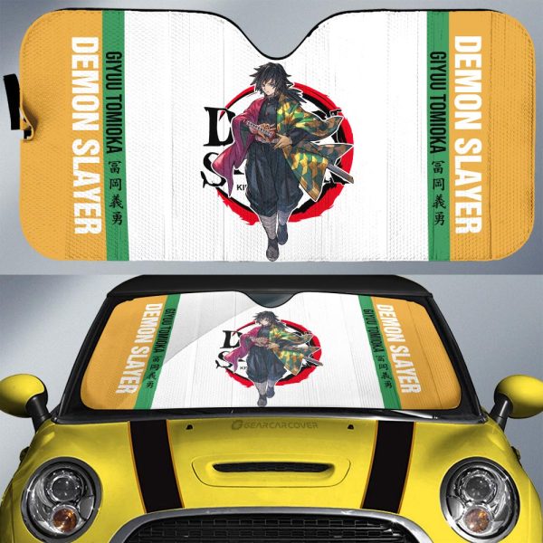 Giyuu Tomioka Car Sunshade Custom Demon Slayer Anime Car Accessories