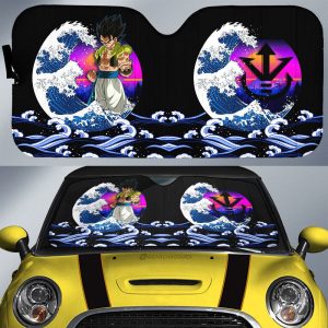 Gogeta Car Sunshade Custom Car Interior Accessories