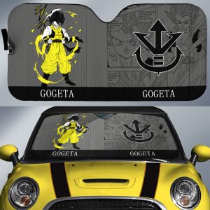 Gogeta Car Sunshade Custom Dragon Ball Anime Manga Color Style