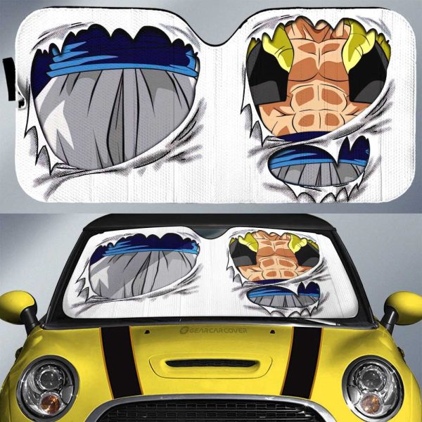 Gogeta Uniform Car Sunshade Custom