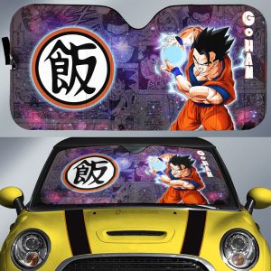 Gohan Car Sunshade Custom Car Accessories Galaxy Style