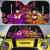 Goku And Chichi Car Sunshade Custom Car Accessories