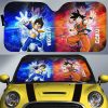 Goku And Vegeta Car Sunshade Custom Dragon Ball Anime Car Accessories