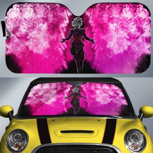 Goku Black Rose Car Sunshade Custom Anime Car Accessories