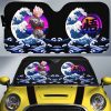 Goku Black Rose Car Sunshade Custom Car Interior Accessories