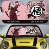 Goku Black Rose Car Sunshade Custom Manga Color Style