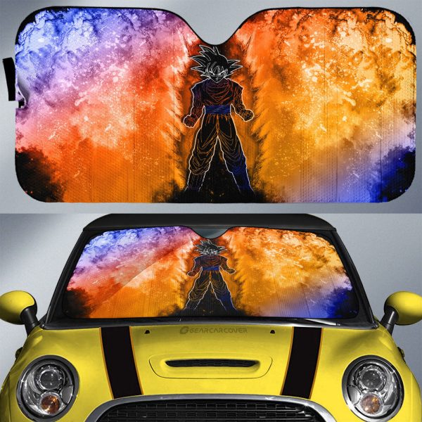 Goku Car Sunshade Custom Anime Car Accessories