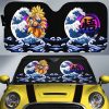 Goku SSJ Car Sunshade Custom Dragon Ball Car Interior Accessories