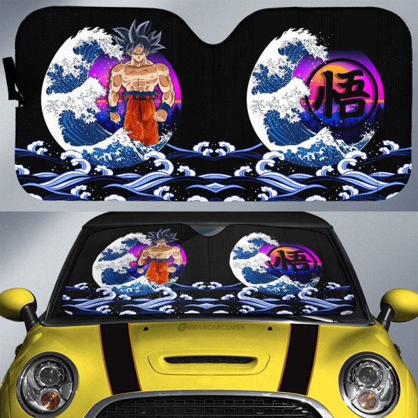 Goku Ultra Instinct Car Sunshade Custom Car Interior Accessories