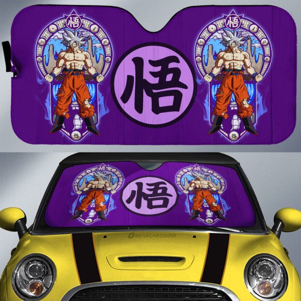 Goku Ultra Instinct Car Sunshade Custom Car Interior Accessories