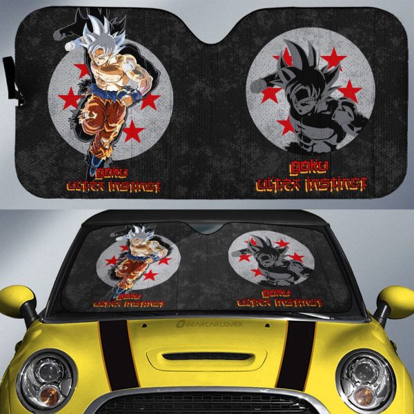 Goku Ultra Instinct Car Sunshade Custom Dragon Ball Anime Car Interior Accessories