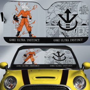 Goku Ultra Instinct Car Sunshade Custom Dragon Ball Anime For Car