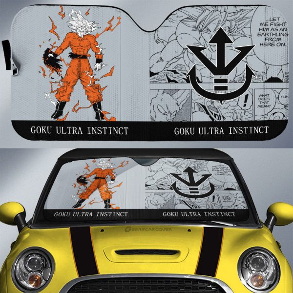 Goku Ultra Instinct Car Sunshade Custom Dragon Ball Anime For Car