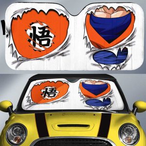 Goku Uniform Car Sunshade Custom Dragon Ball Anime