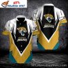 Golden Vee Sharp Jacksonville Jaguars Hawaiian Shirt