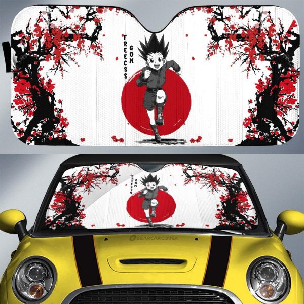 Gon Freecss Car Sunshade Custom Japan Style Hunter x Hunter Anime Car Accessories