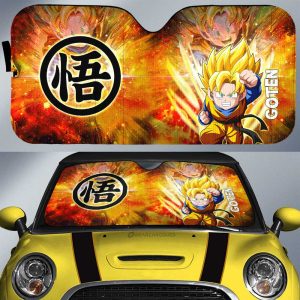 Goten Car Sunshade Custom Dragon Ball Anime Car Accessories