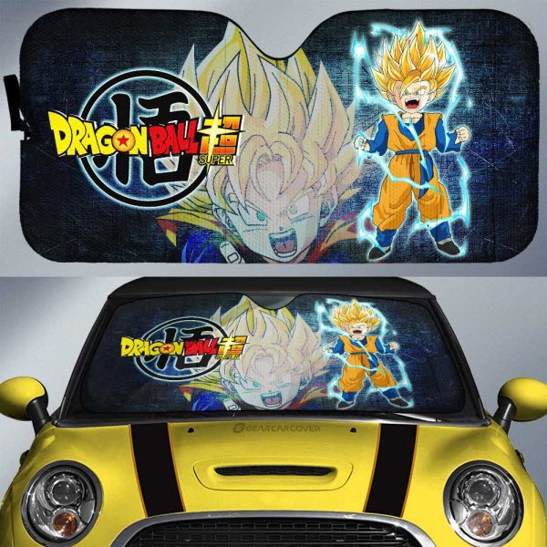 Goten Car Sunshade Custom Dragon Ball Anime Car Interior Accessories