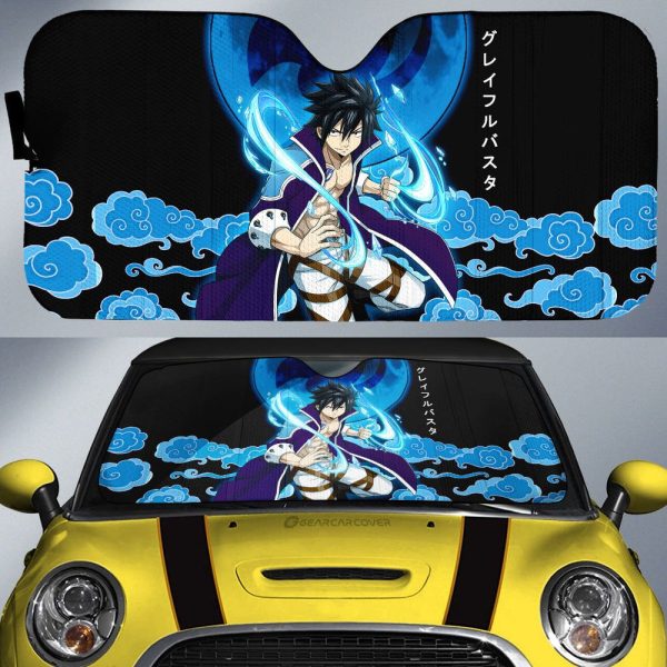 Gray Car Sunshade Custom Car Accessories