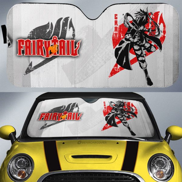 Gray Fullbuster Car Sunshade Custom Car Accessories