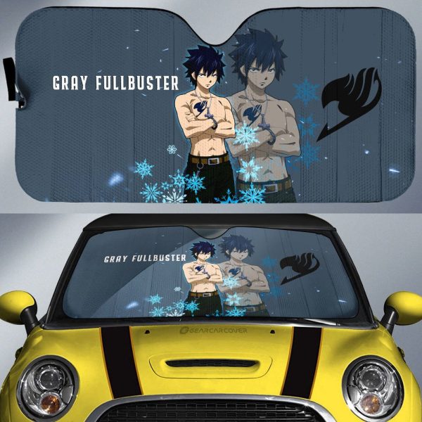 Gray Fullbuster Car Sunshade Custom Car Accessories