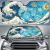 Great Wave Car Sunshade Custom Car Accessories