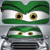 Green Angry Car Eyes Sun Shade Custom Funny Car Accessories