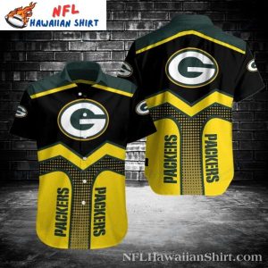 Green Bay Packers Game Day Geometric Men’s Hawaiian Shirt