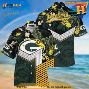 Green Bay Packers NFL Football Beach Shirt For Summer Hawaiian Shirt Big Fans