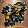 Green Bay Packers NFL Football Hawaiian Shirt Short Summer With Flower Hawaiin Shirt