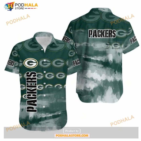 Green Bay Packers NFL Gift For Fan Hawaiian Graphic Print Short Sleeve