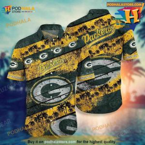 Green Bay Packers NFL Hawaiian Shirt Tropical Pattern Summer For Best Fans