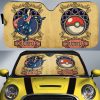 Greninja Car Sunshade Custom Car Interior Accessories