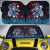 Greninja Car Sunshade Custom Tie Dye Style Anime Car Accessories