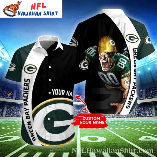 Gridiron Glory Green Bay Packers Hawaiian Shirt – Customizable Fan Design