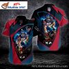 Gridiron Glory – Dynamic Player Houston Texans Hawaiian Shirt