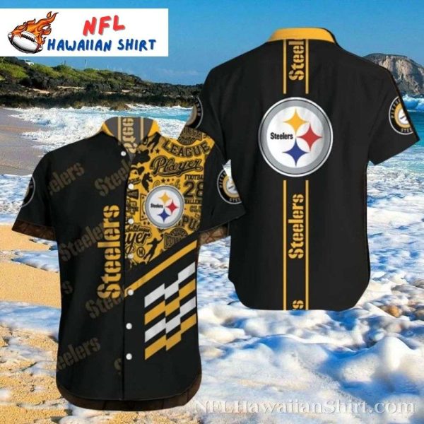 Gridiron League Glory – Pittsburgh Steelers Vintage Hawaiian Shirt