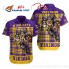 Gridiron Warrior Full Print Minnesota Vikings Personalized Hawaiian Shirt