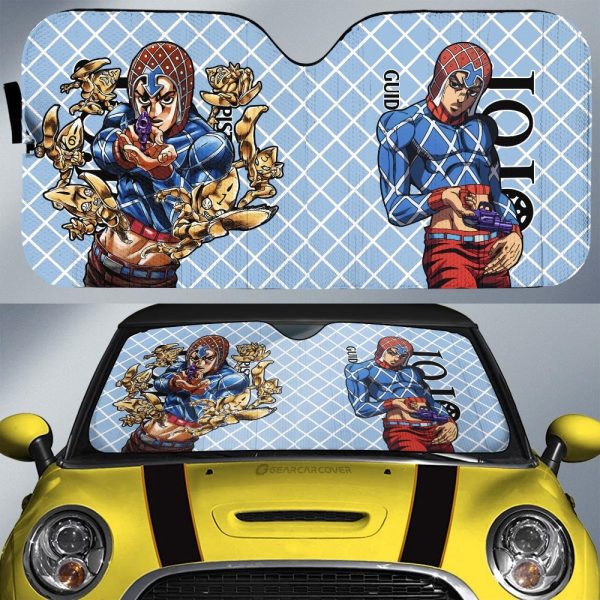 Guido Mista Car Sunshade Custom JoJo's Bizarre Adventure Anime Car Accessories