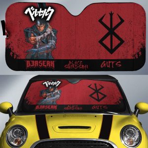 Guts Car Sunshade Custom Berserk Anime Car Accessories