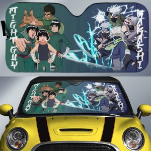 Guy And Kakashi Car Sunshade Custom Car Accessories